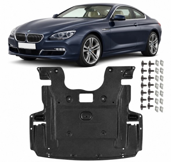 PC 51757209823+SPINKI ЗАХИСТ ДВИГУНА ПІД ДВИГУН BMW 5 СЕРІЇ F10 / F11 XDRIVE + КРІПЛЕННЯ