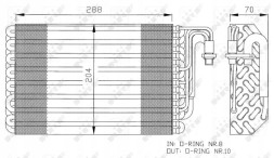 NRF 36075 Випарник кондиціонера 36075 nrf bmw 5 x5 e39 e53