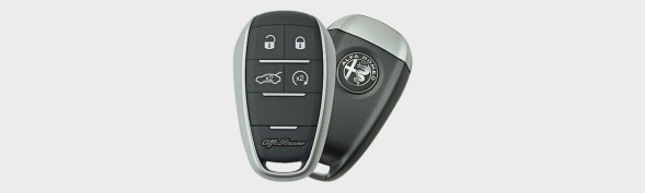 Китай 1001 Ключ Alfa Romeo Giulia Stelvio Tonale Чохол Корпус карбон вуглецеве волокно