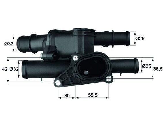 TM 2 105 MAHLE ORIGINAL Термостат