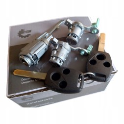 Polcar STACYJKA 2 WKŁADKI ZAMKI DRZWI KOMPLET ZESTAW ZAMKÓW POD 1 KLUCZ 2 KLUCZYKI 3 NA PRZYCISKI HONDA CR-V II CRV 2 RD 2002- 2003 2004 2005 2006 2007 2008 СТАЦІОНЕР 2 ВСТАВКИ ДВЕРНОГО ЗАМКА КОМПЛЕКТ ЗАМКІВ HONDA CR-V II 2 RD 2002-2008