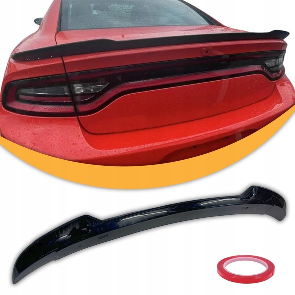 Китай Spoiler Lotka DODGE CHARGER Спойлер DODGE CHARGER 2011-2018 SRT HELLCAT Чорний Блиск Накладка Лоток
