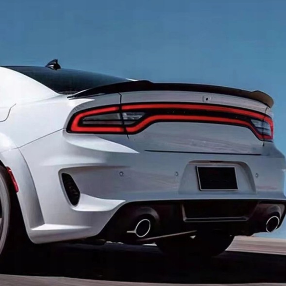 Китай Spoiler Lotka DODGE CHARGER Спойлер DODGE CHARGER 2011-2018 SRT HELLCAT Чорний Блиск Накладка Лоток