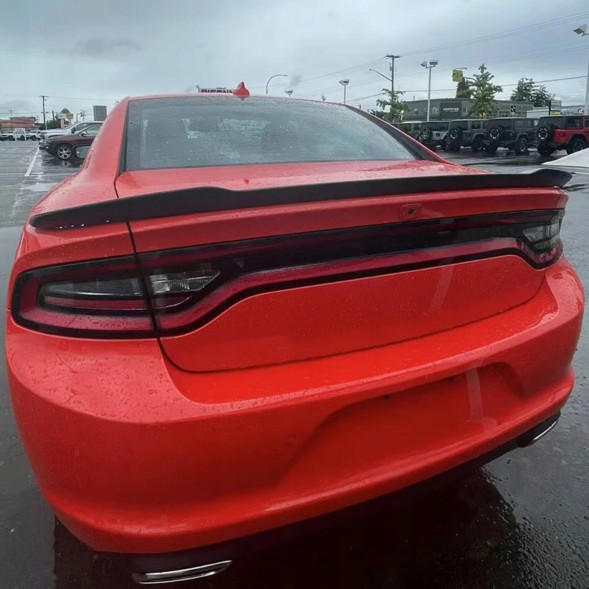 Китай Spoiler Lotka DODGE CHARGER Спойлер DODGE CHARGER 2011-2018 SRT HELLCAT Чорний Блиск Накладка Лоток