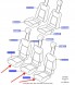 Ford OE ЧОХОЛ СИДІННЯ ЗАДНЄ FORD SMAX 2007-10 OEM 1675072 _ 8M21-T63804-BC1EM8