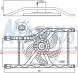 V-maxzone Part VIC-334237 Вентилятор охолодження двигуна NIS для FIAT 500, 500 C, PANDA; FORD KA;