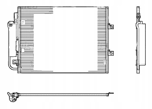 Valeo 814061 Конденсатор радіатора кондиціонування повітря 814061 valeo