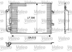 Valeo 814061 Конденсатор радіатора кондиціонування повітря 814061 valeo