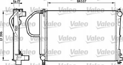 Valeo 732883 Радіатор chrysler voyager 2,5crdi 01-