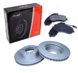 Maxgear 19-2009MAX Диски + колодки передні opel movano b renault master iii 3 пофарбовані hq