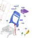 Ford OE КАРКАС КРІСЛА ПРАВИЙ ПЕРЕДНІЙ FORD MONDEO KUGA 2013- 2036714 _ CU5A-96608A14-JA