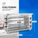 Китай WEW-SC-HP-1029506 Газовий вертел Royal Catering на 15 курей 15 кВт Пропан-Бутан для закладів громадського харчування