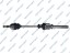 GSP 250386 Приводна піввісь renault 250386 gsp