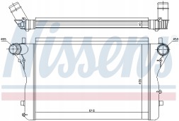 Nissens 96420 Інтеркулер nissens 96420