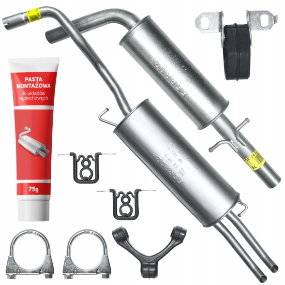 Ferroz ADFZ-K0N14G4J4U1Q5B0 Комплект глушників volkswagen golf 4 iv 1.6 77 kw 1997-2006 універсал