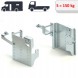 XIMPLIO RV-ADP-001-SILVER Подовжувач рами для Fiat Ducato, Peugeot Boxer, Citroen Jumper (оцинкований)