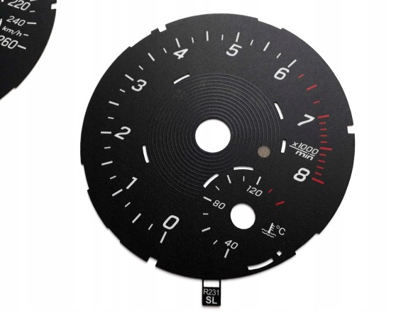 Moman 0089688081389 MERCEDES SL R231 заміна циферблатів MPH kmh