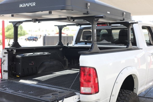 Китай 1118570 ELEVATE Rack багажник з поперечинами для намету з драбиною Dodge RAM 1500 Ford F-150