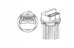 Mahle 6441S7 Air resistor citroen c3 c4 c5 c6 ds3 ориг.