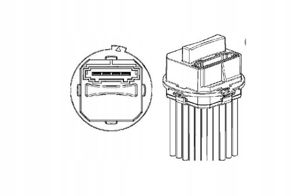 Mahle 6441S7 Air resistor citroen c3 c4 c5 c6 ds3 ориг.