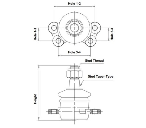 CB0379 CTR Кульовий шарнір CBT 27