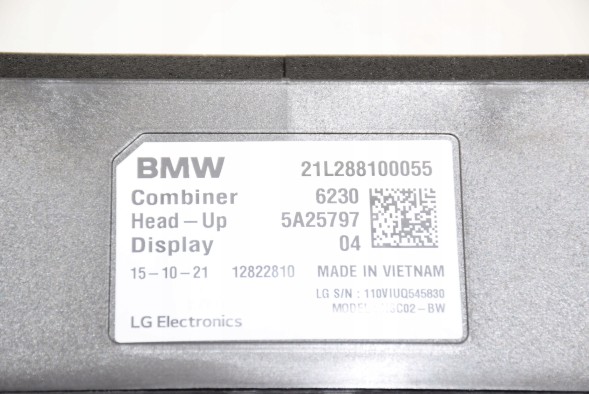 BMW OE 5A25797 BMW BMW 2 U06 Активний турер ДИСПЛЕЙ HUD HEAD-UP