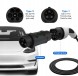 Xenius TYPE2 EU TO TYPE1 USA IP54 Адаптер для зарядки Xenius Тип 2 на Тип 1, 32A, 7.2kW, IP54 + ВАФЛІ СКАВА ЕЛІТЕС ДЕ ЛЮКС 20Г