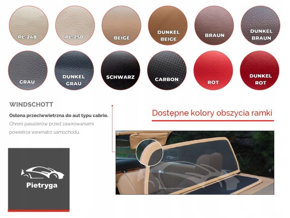 Cabrio Pietryga Mazda-NC-ORG Вітровка Windschott Mazda NC Original 2005-2014 р.в