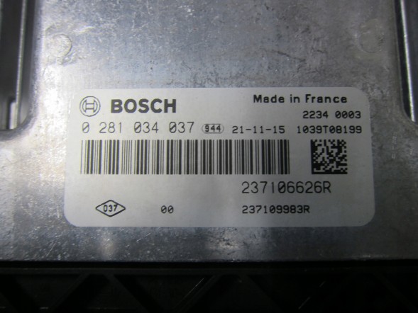 Bosch 0281034037 237106626R 237109983R ECU MOTO-MARCAR КОМП'ЮТЕР 0281034037 237106626R 237109983R VIVARO TRAFIC