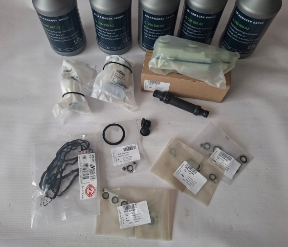 Volkswagen OE 0CK325121D 0CK325149D 0CK325421A 0CK325443 0CK325444 0CK325445 0CK325446, 0CK325083, 0CK927523, 0CK321439A, EL478560, G055529A2 olej Масло для трансмісії Volkswagen OE 6 л + фільтри мехатроніка S-TRONIC