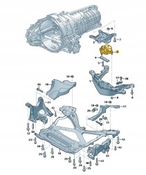 Audi OE 8W0399156AK Audi oe подушка коробки передач а4 a5 q5