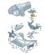 Audi OE 8W0399156AK Audi oe подушка коробки передач а4 a5 q5