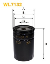 WL7132 WIX FILTERS Фільтр оливи