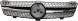 PELOPTICAR A219028 ГРИЛЬ АТРАПА DIAMOND MERCEDES CLS W219 C219 03-08 ЧОРНИЙ + ХРОМ