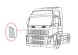 Китай 20379172 НАКЛАДКА КУТОВА КАБІНИ ПРАВА VOLVO FM 02-09