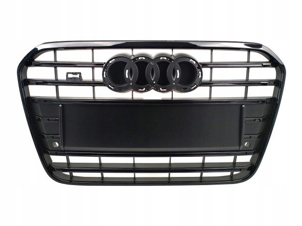 PA 4G0853653B ПОВНІСТЮ ЧОРНА РЕШІТКА РАДІАТОРА AUDI A6 S6 C7 2011р 2012р 2013 2014р BLACK EDITION