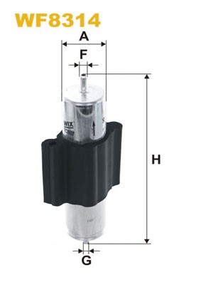 WF8314 WIX FILTERS Фільтр палива