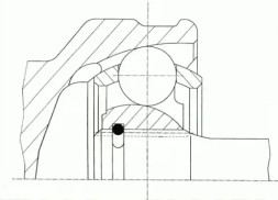 Lobro 303560 Шрус (граната) півосі 303560 löbro volvo c70 s60 s70 s80