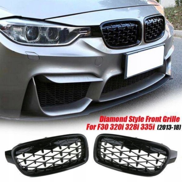 Китай GRBMF30B Гриль (нирки) bmw f30 / f31 diamend look чорний 11-19