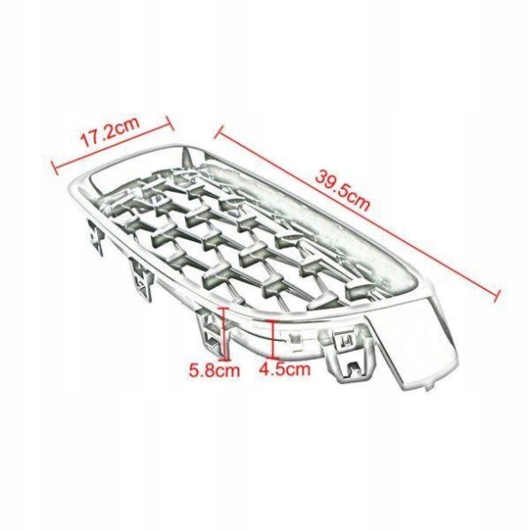 Китай GRBMF30B Гриль (нирки) bmw f30 / f31 diamend look чорний 11-19