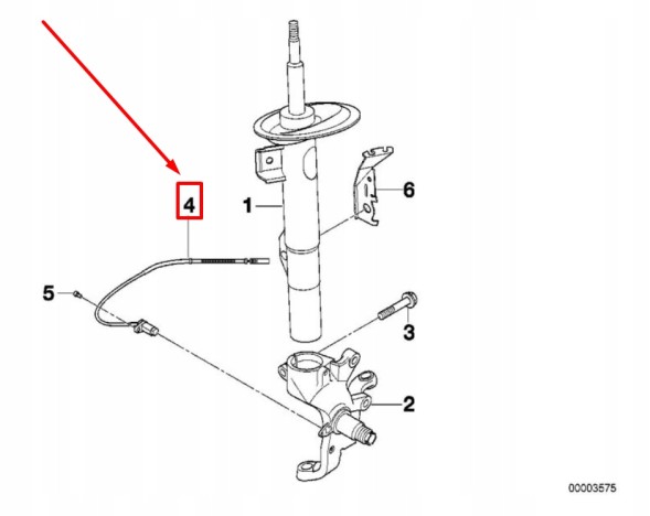 BMW OE 34526756373 OEM Датчик ABS BMW Е38 ОРИГІНАЛ 34526756373