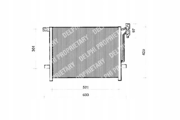 Delphi TSP0225118 Delphi tsp0225118 конденсатор, кондиціонер