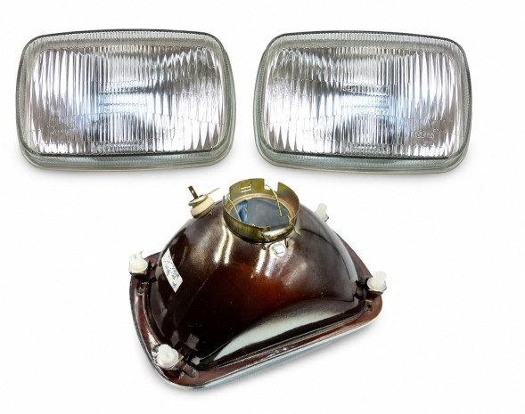 OEM 1260761/kkbm_pl Фари Fiat 126p H4 з захисними кільцями та антикрадіжним кріпленням KKBM