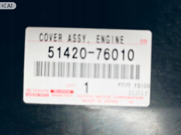 Lexus OE 5142076010 Б/у кришка бампера нижня радіатора передня LEXUS UX НОВА OE