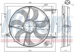 Nissens 85946 Вентилятор, охолодження двигуна nissens 85946