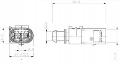 e-connectors 42064500/8D0973822/ZEST/100/1,5-2,5 Розетки типу 8Д0973822 1,5-2,5мм² (набір 100 шт)