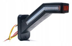 WAŚ S1346L Світлодіодний габаритний ліхтар 12/24V, спрямований стоп-ліхтар для причепів евакуатора