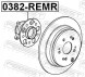 Febest 0382-REMR Задня маточина колеса 0382-remr febest acura honda cr-v