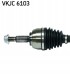 SKF VKJC 6103 Привідний вал renault megane ii le 1.9dci / 2.0 16v 02-
