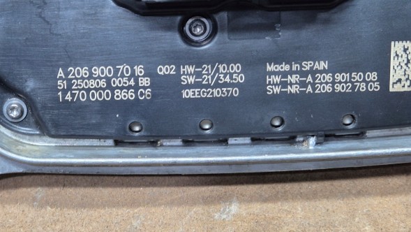 Mercedes-Benz OE MODUŁ LAMPY LED MERCEDES C-KLASA W206 SL W232 EQE W295 Перетворювач Модуль LED Лампи Mercedes-Benz W206 W232 W295 A2069007016 НОВИЙ!